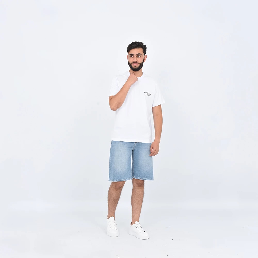 T-SHIRT MC AVEC ANIMATION — blanc