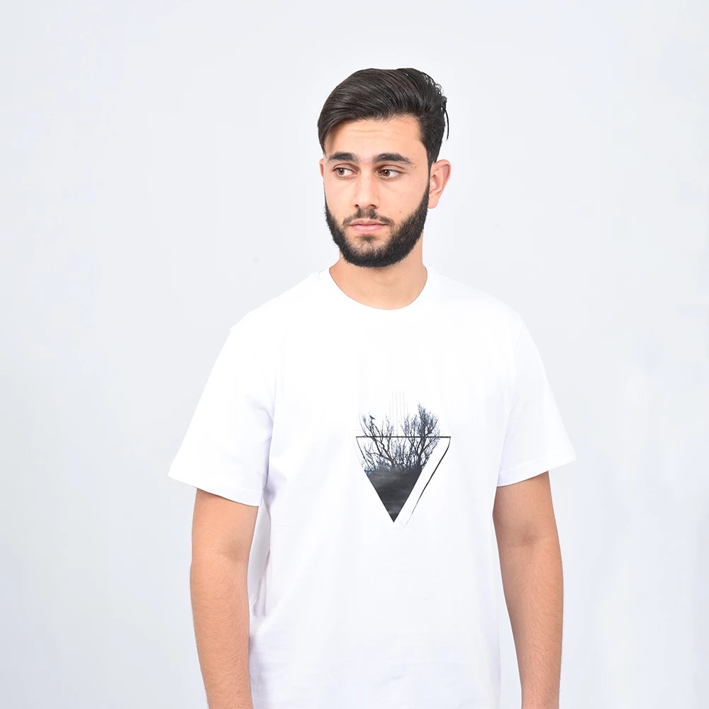 T-SHIRT MC AVEC ANIMATION — blanc